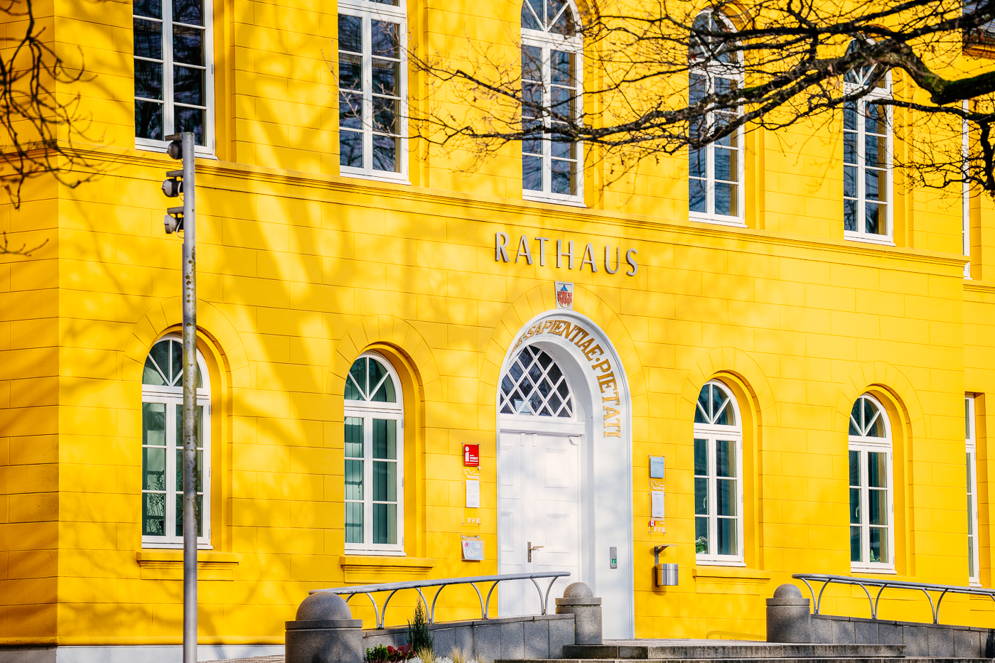 Die Vorderseite des Ratzeburger Rathauses Die Vorderseite des Ratzeburger Rathauses